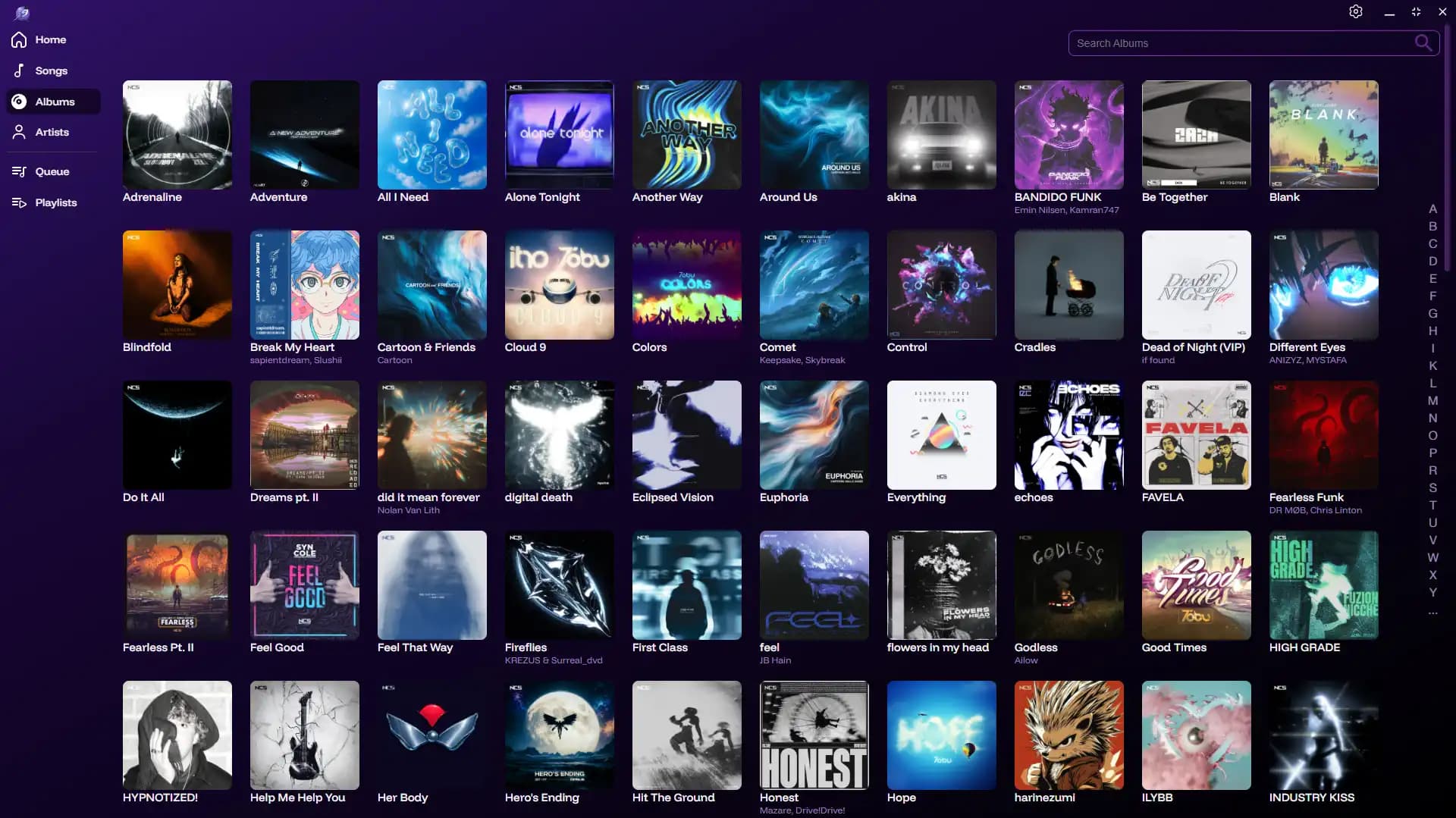Robintuk, a music player written with Tauri